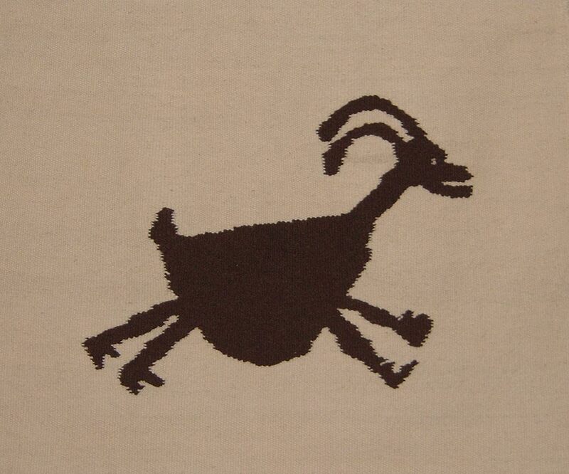 Leaping Goat Rug